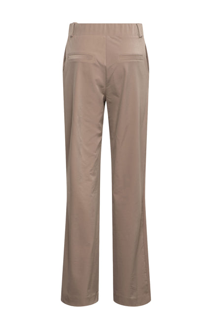 &Co woman Travel Broek Paulien Taupe PA429 Stretchshop.nl