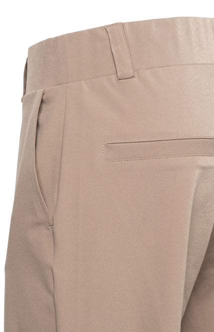&Co woman Travel Broek Paulien Taupe PA429 Stretchshop.nl