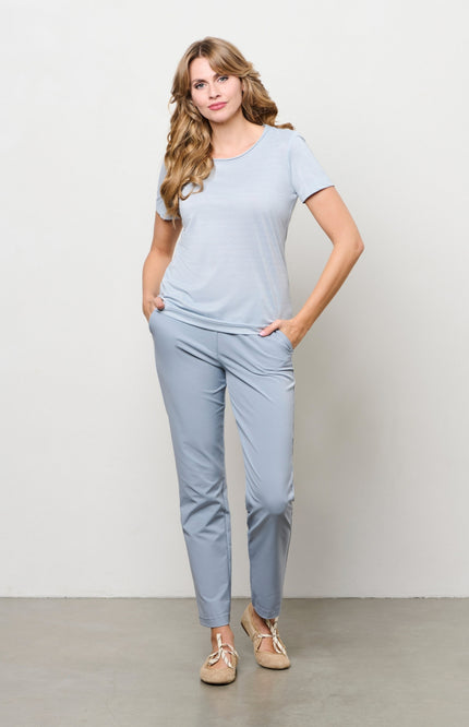 &Co woman Top Iris Slate TS145 Stretchshop.nl
