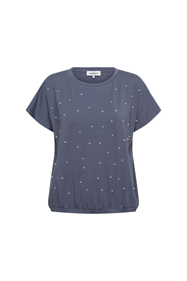 &Co woman Top Terese Dark Slate TS141 Stretchshop.nl