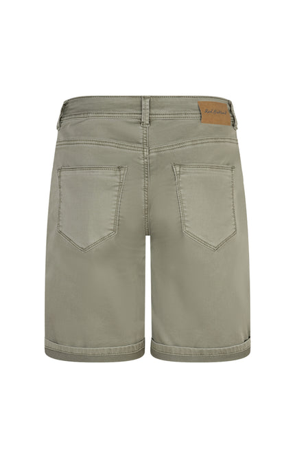 Red Button Short Relax Jog Light Khaki SRB4930 Stretchshop.nl