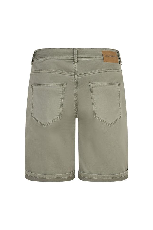 Red Button Short Relax Jog Light Khaki SRB4930 Stretchshop.nl