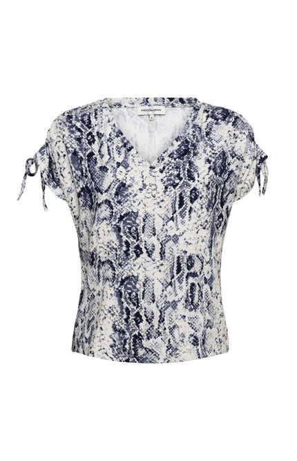&Co woman Top Viana Snake Slate Multi TO351 Stretchshop.nl