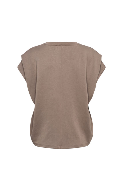 &Co woman Top Danae Taupe TO349 Stretchshop.nl