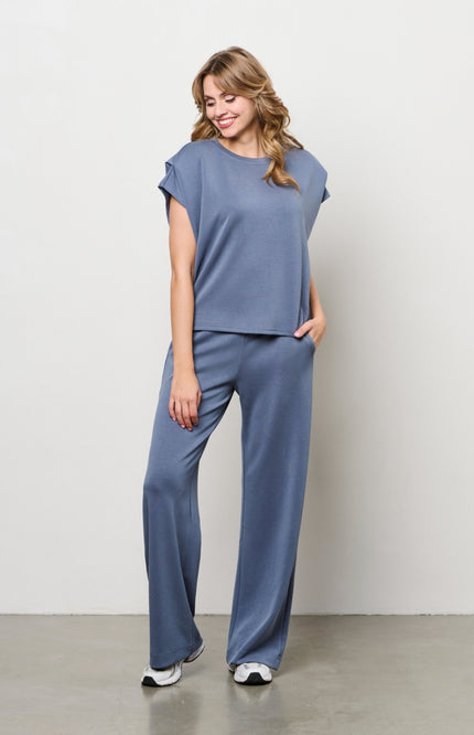 &Co woman Top Danae Dark Slate TO349 Stretchshop.nl