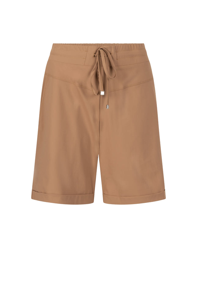 Zoso Travel Short Bowie Summer Camel 262 Stretchshop.nl