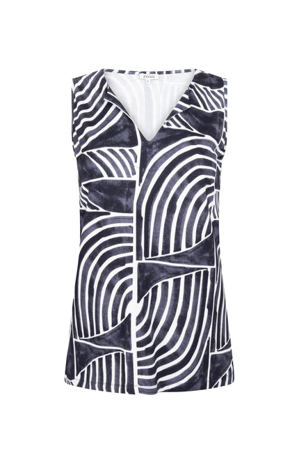 Zoso Top Britt Navy 262 Stretchshop.nl