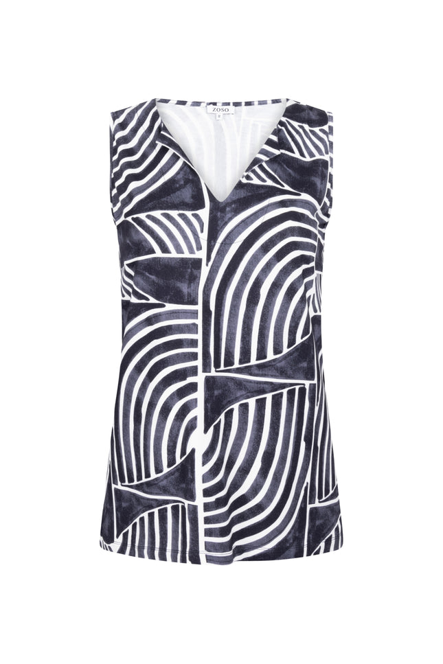 Zoso Top Britt Navy 262 Stretchshop.nl