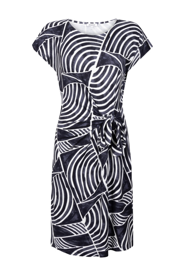 Zoso Jurk Claire Navy 262 Stretchshop.nl