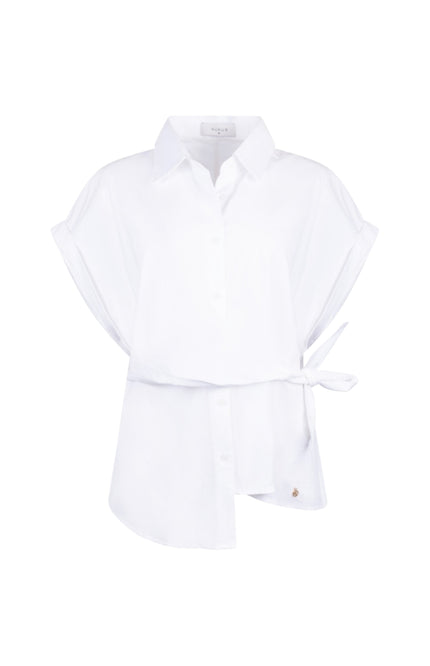 Nukus Blouse Aneta Offwhite NKS01156 Stretchshop.nl