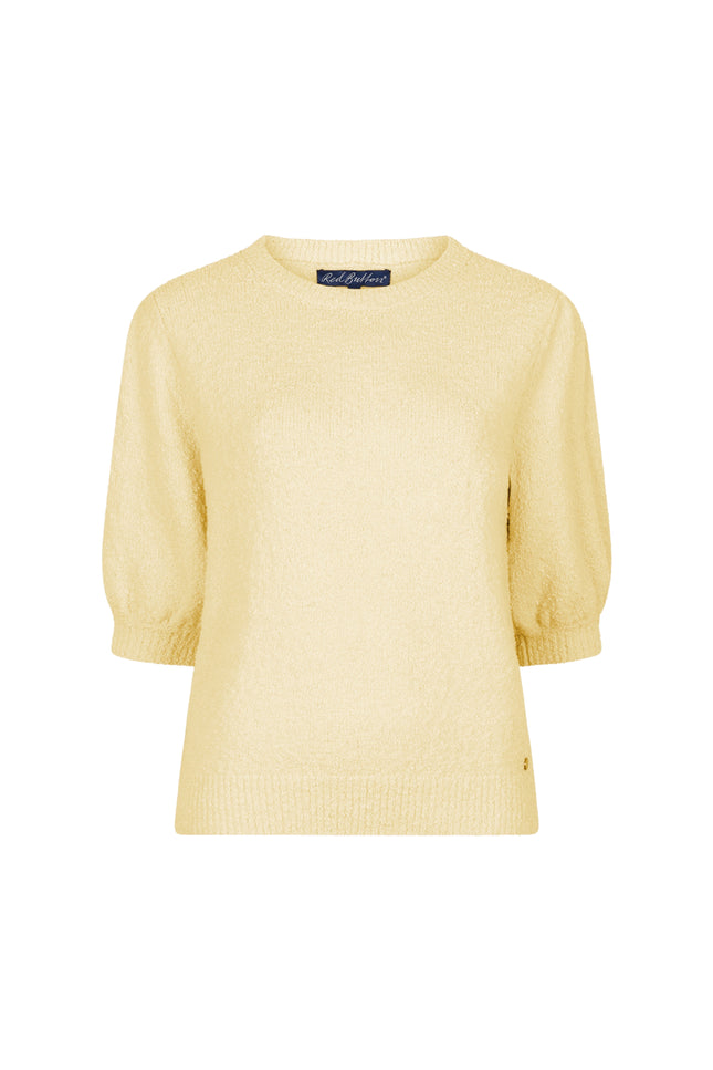 Red Button Top Sweet Popcorn Butter Yellow SRB4854 Stretchshop.nl