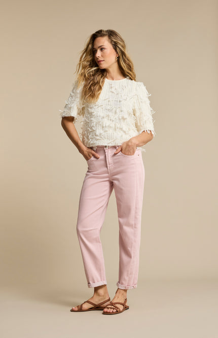 Red Button Broek Caitlina Sidepatch Colour Blossom SRB4958 Stretchshop.nl