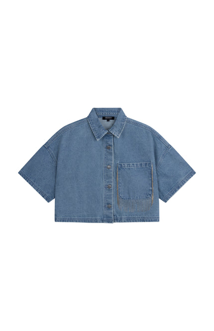 Refined Department Blouse Adeline Light Blue R2603971930 Stretchshop.nl