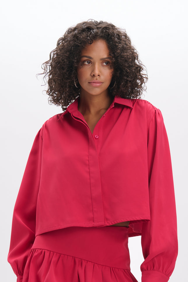 Refined Department Blouse Myra Raspberry R2603962943 Stretchshop.nl