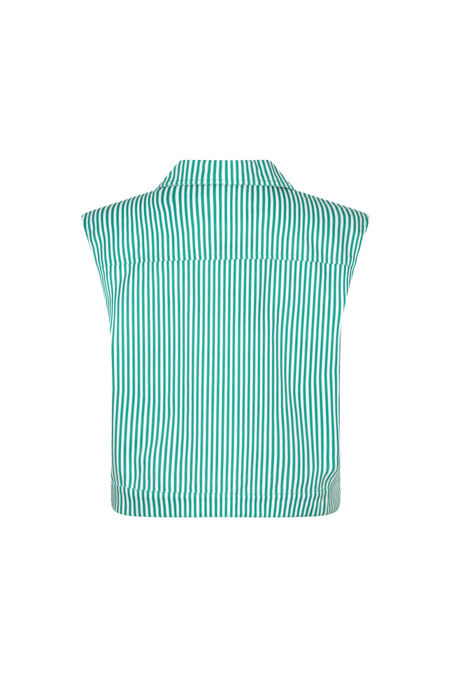 Ydence Gilet Marit Sea Green Stretchshop.nl