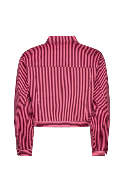 Ydence Jacket Kalina Coral Pink Burgundy Stretchshop.nl