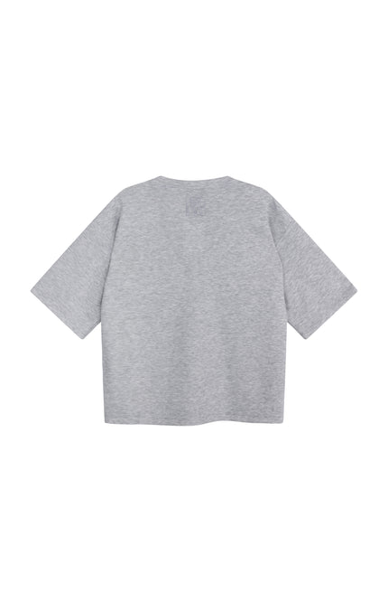 Refined Department T-shirt Dolla Grey Melange R2603719958 Stretchshop.nl