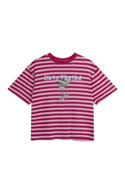Refined Department T-shirt Loui Soft Pink R2603716981 Stretchshop.nl
