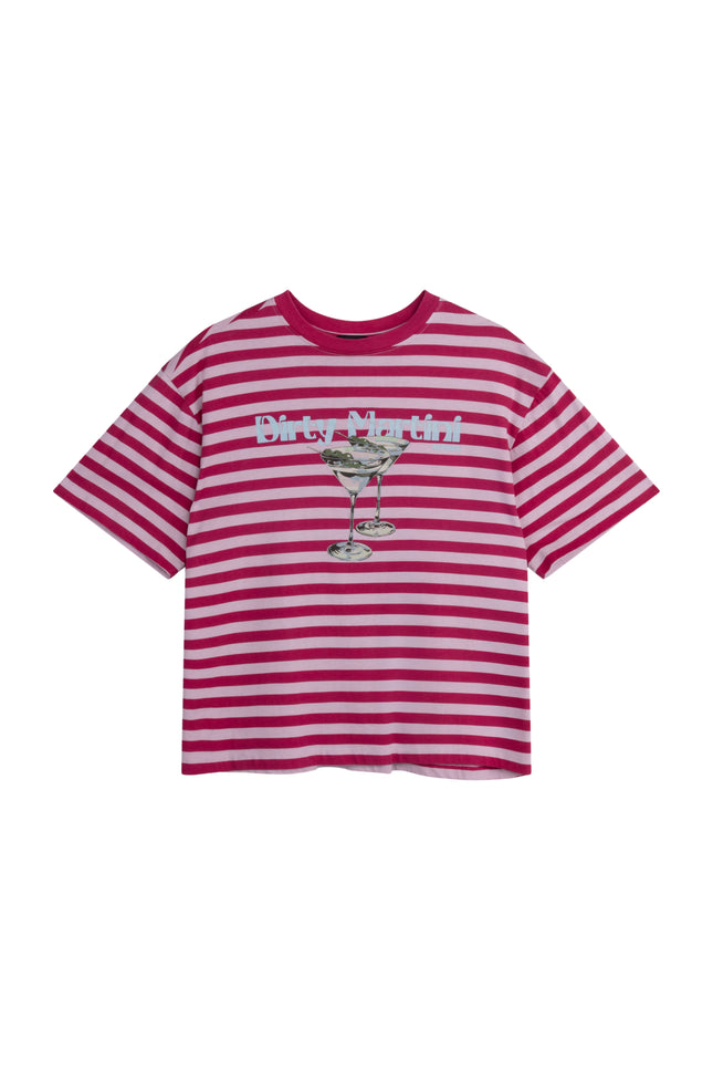 Refined Department T-shirt Loui Soft Pink R2603716981 Stretchshop.nl