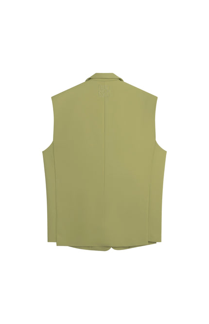 Refined Department Gilet Spencer Matcha R2603663964 Stretchshop.nl