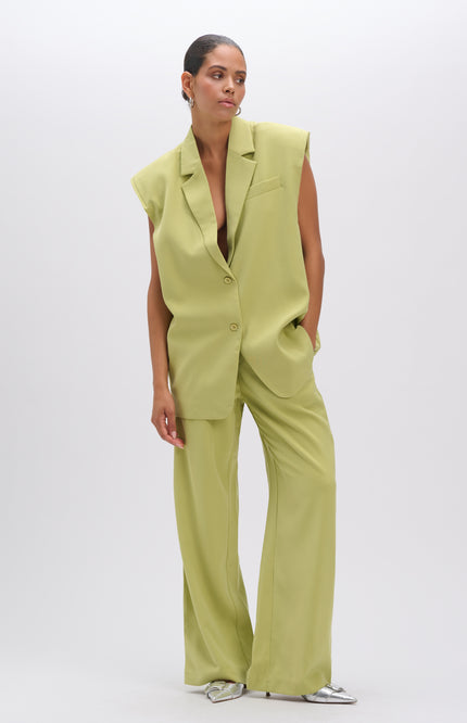 Refined Department Gilet Spencer Matcha R2603663964 Stretchshop.nl