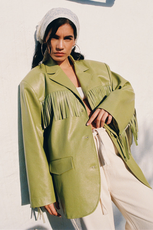 Refined Department Blazer Tori Matcha R2603433953 Stretchshop.nl