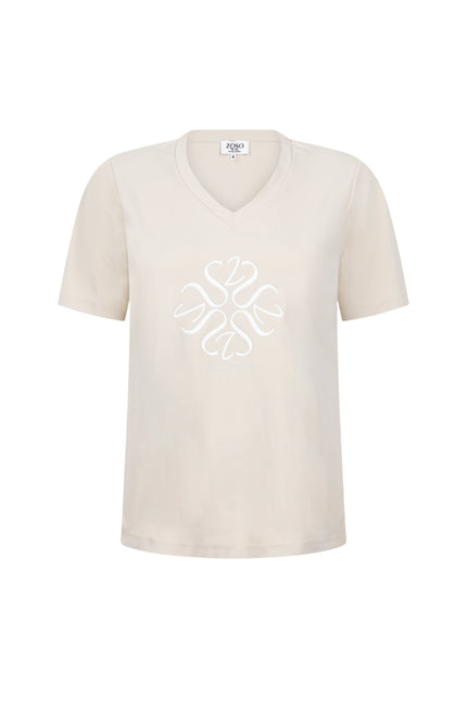 Zoso Travel T-Shirt Dion Sand 262 Stretchshop.nl