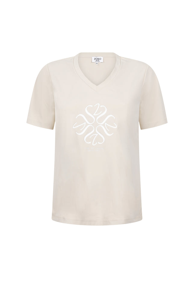 Zoso Travel T-Shirt Dion Sand 262 Stretchshop.nl