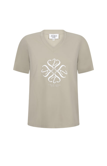 Zoso Travel T-Shirt Dion Sage 262 Stretchshop.nl