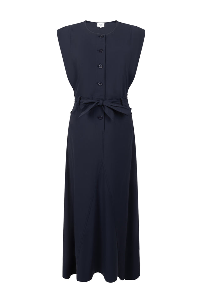 Zoso Travel Jurk Esther Navy 262 Stretchshop.nl