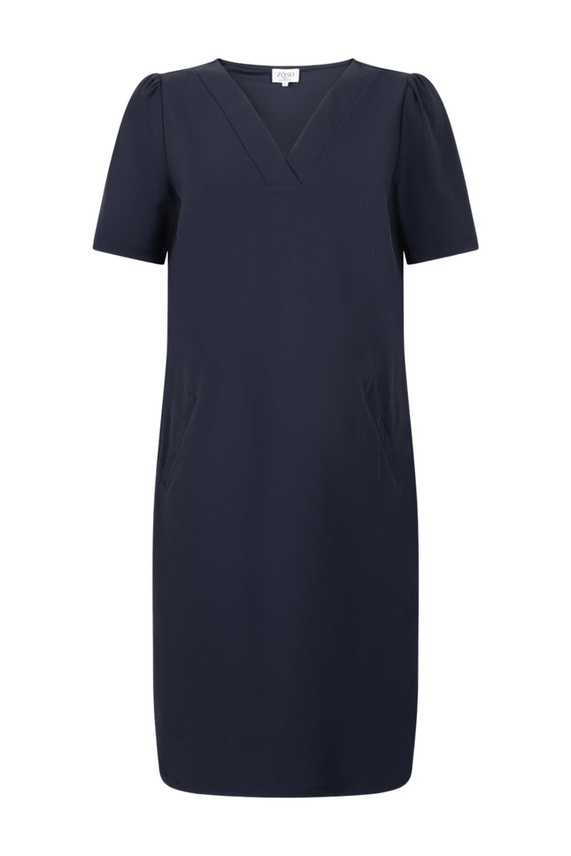 Zoso Travel Jurk Juulz Navy 262 Stretchshop.nl
