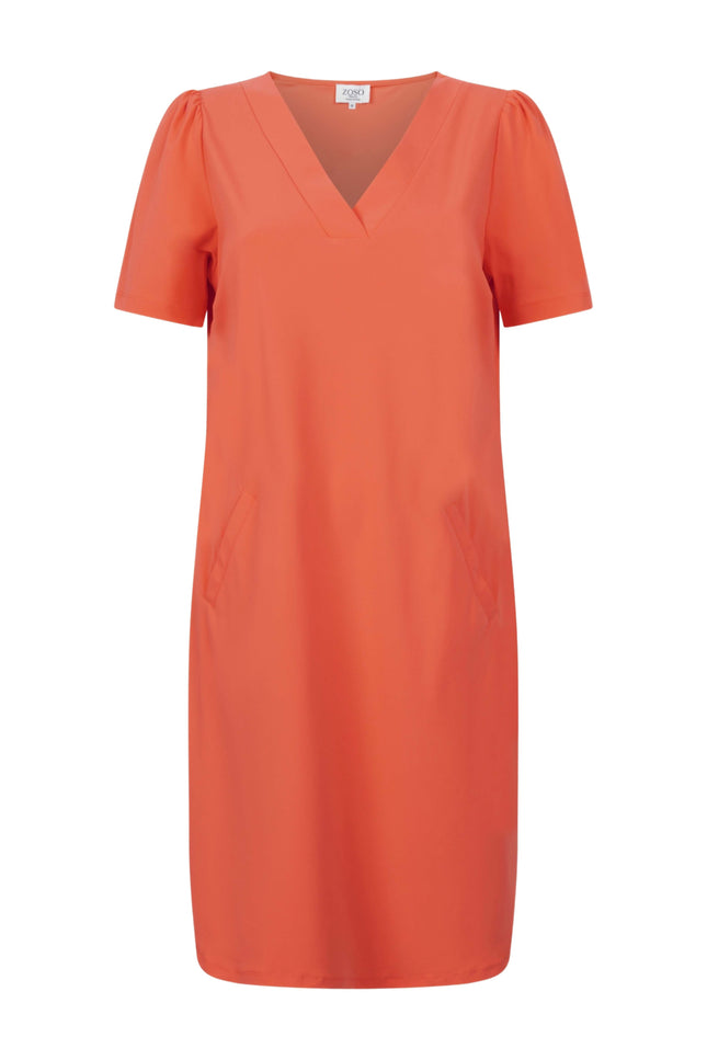 Zoso Travel Jurk Juulz Coral 262 Stretchshop.nl