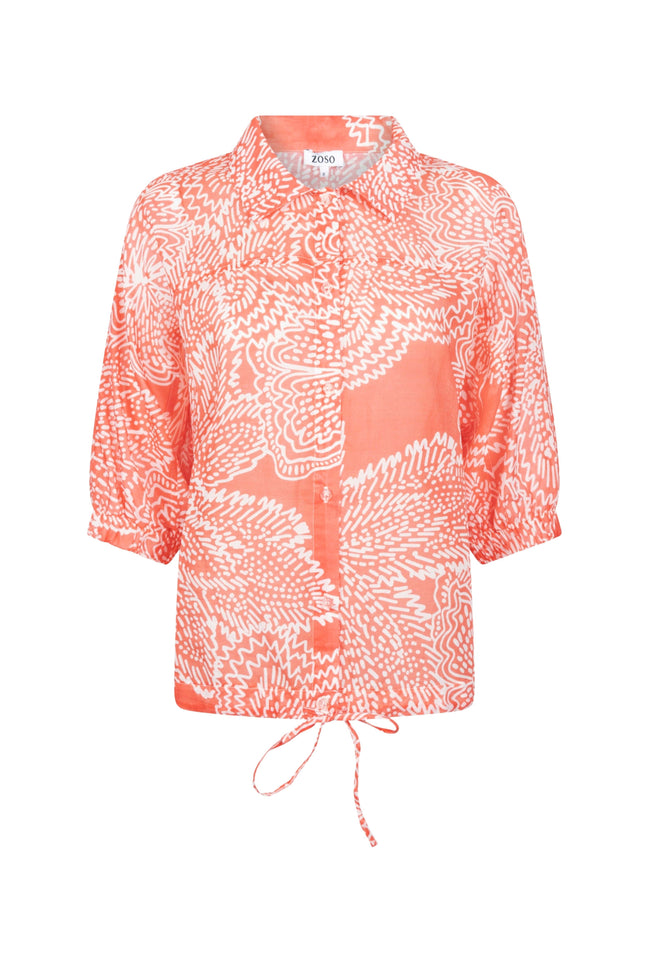 Zoso Blouse Luca Coral 262 Stretchshop.nl
