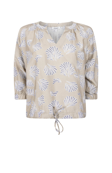 Zoso Blouse Lydia Sage 262 Stretchshop.nl