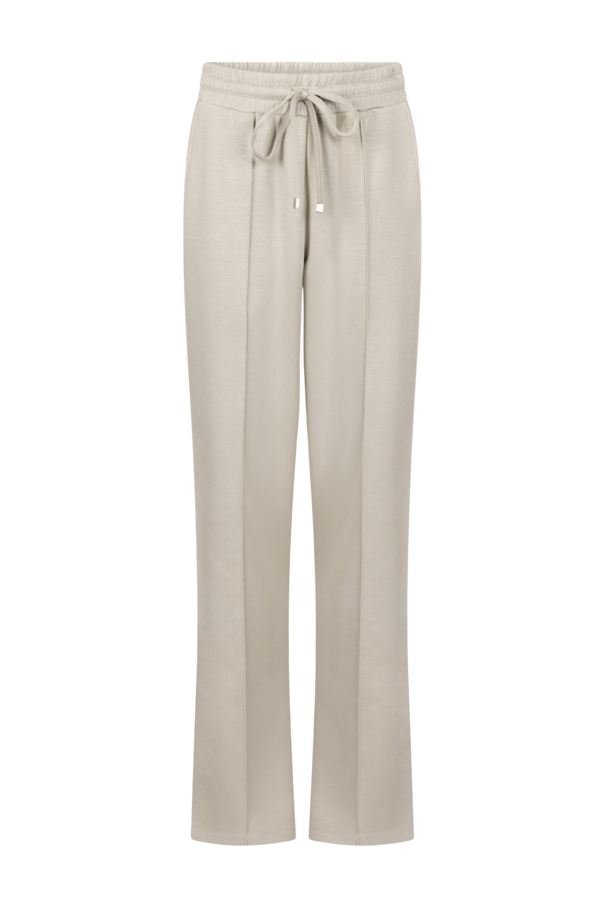 Zoso Melanie Sage broek, casual damesmodel met comfortabele pasvorm, in een zachte groentint, zichtbaar in de afbeelding.
