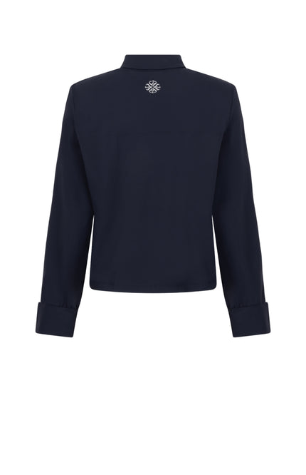 Zoso Travel Jacket Michelle Navy 262 Stretchshop.nl
