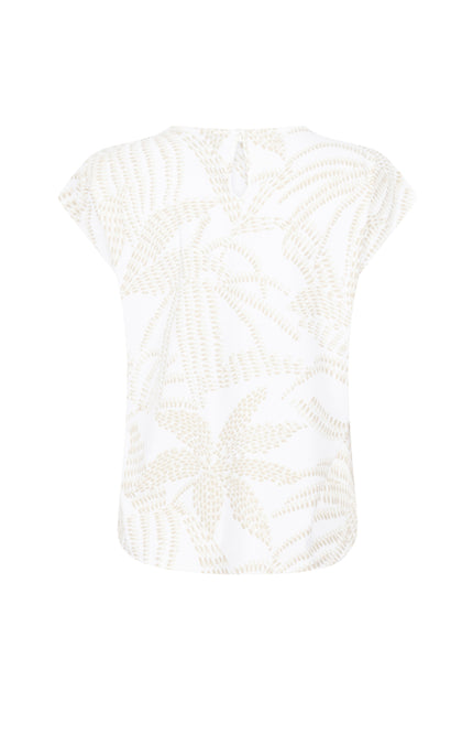 Zoso Travel Blouse Quinty White Sand 262 Stretchshop.nl