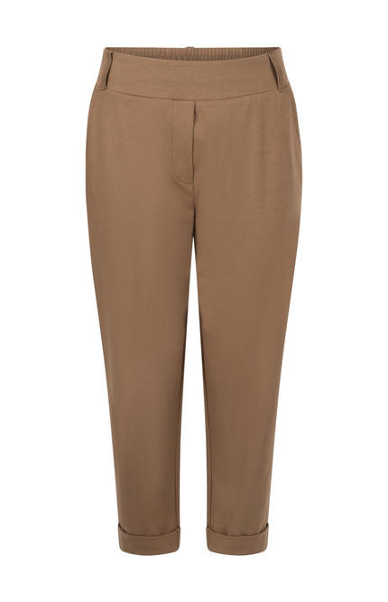Zoso Broek Capri Vera Summer Camel 262 Stretchshop.nl