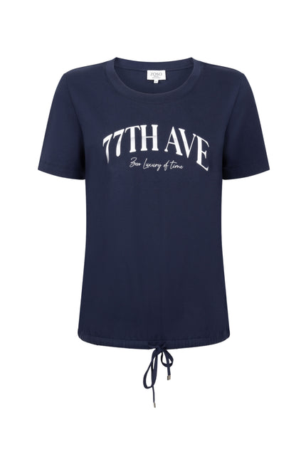 Zoso T-Shirt Winny Navy White 262 Stretchshop.nl
