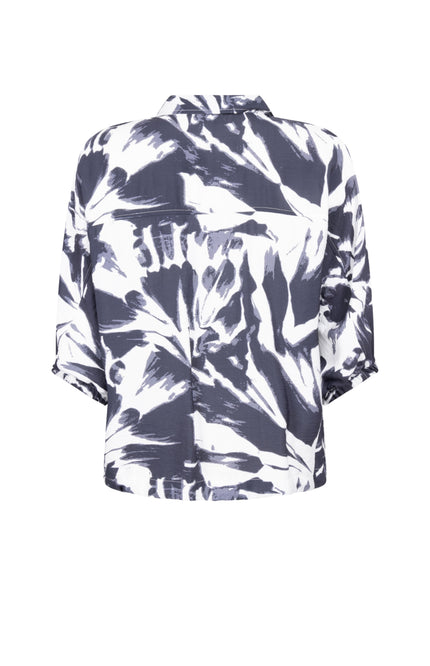 Zoso Blouse Yvette Navy 262 Stretchshop.nl