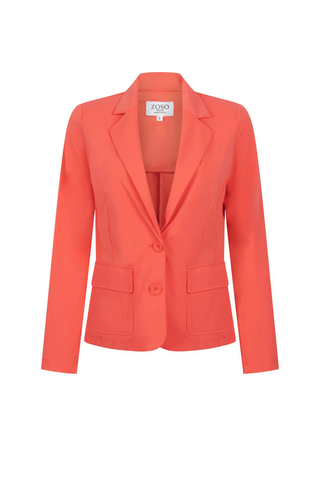 Zoso Travel Blazer Chantal Coral 262 Stretchshop.nl