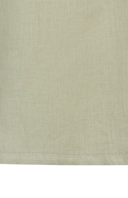 EsQualo Blouse Back Detail Linen Soft Green HS26.28230 Stretchshop.nl