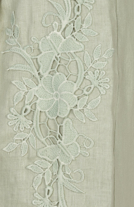 EsQualo Short Linen Soft Green HS26.28231 Stretchshop.nl