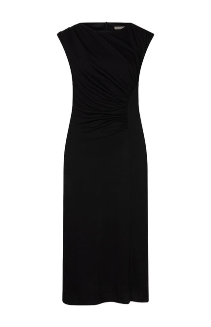EsQualo Jurk Gathering Black HS26.28203 Stretchshop.nl