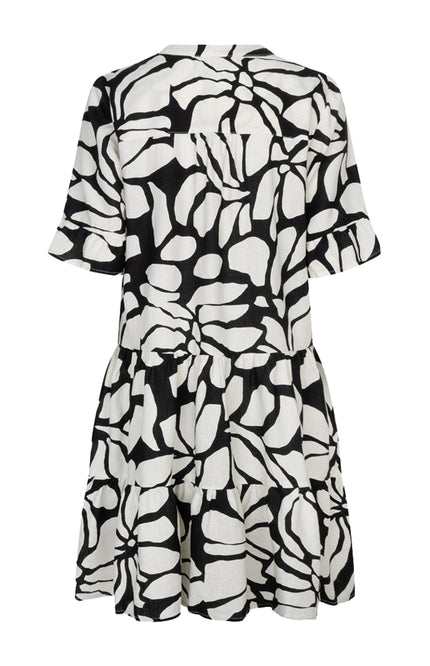 EsQualo Jurk Mini Sunset Print HS26.28210 Stretchshop.nl