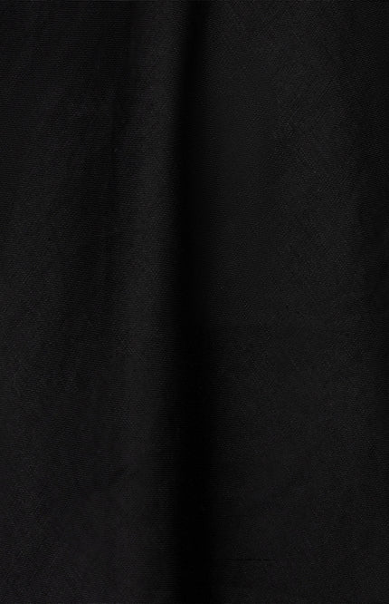 EsQualo Jurk Maxi Singlet Linen Black HS26.28256 Stretchshop.nl