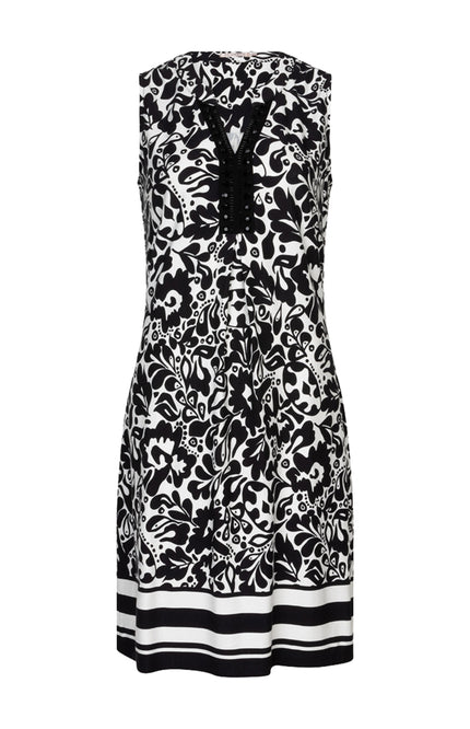 EsQualo Jurk Golden Print HS26.30204 Stretchshop.nl