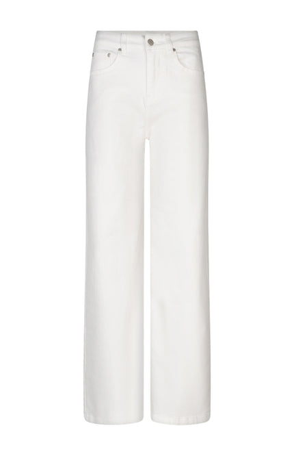 EsQualo Jeans Denim Wide Offwhite HS26.12212 Stretchshop.nl