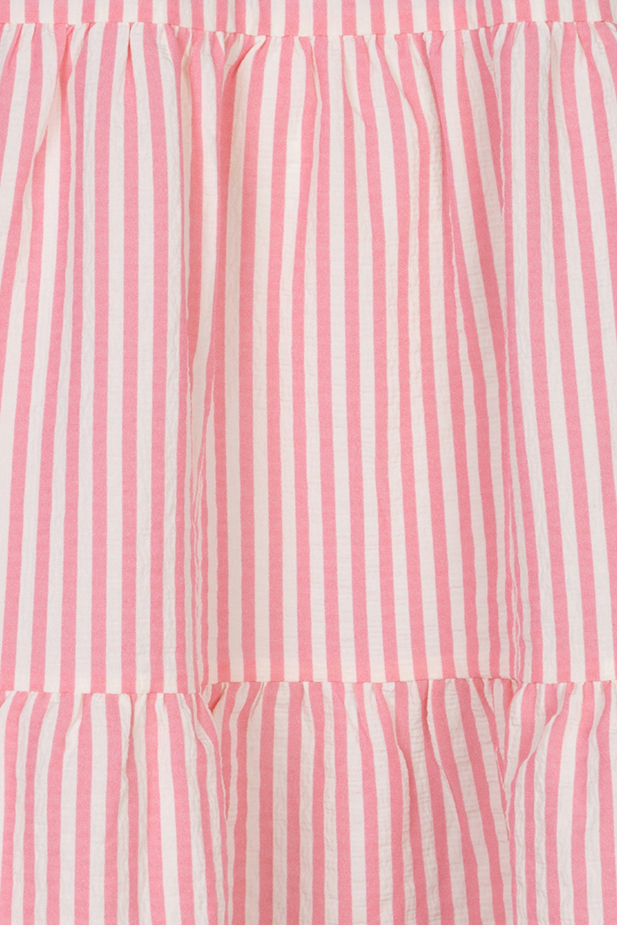 EsQualo skaterjurk met strepen in off-white en roze, casual en trendy voor een zomerse look