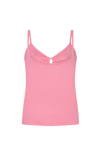 EsQualo Top Camisole Lurex Pink HS26.27204 Stretchshop.nl